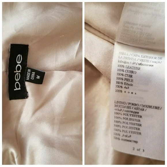 Bebe - 100% Leather Jacket - Picture 5 of 7